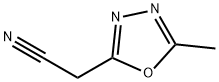 (5-METHYL-1,3,4-OXADIAZOL-2-YL)ACETONITRILE, 130781-63-4, 结构式