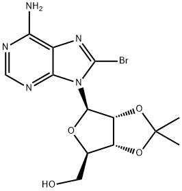 8-broMo-2',3'-O-(1-Methylethylidene)adenosine Structure