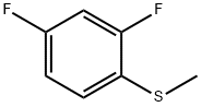2,4-二氟-1-(甲硫基)苯, 130922-40-6, 结构式