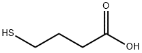 4-メルカプトブタン酸 化学構造式