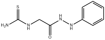1-(Phenylhydrazinocarbonylmethyl)-thiourea Structure