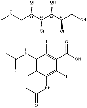 泛影葡胺 结构式