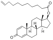 ウンデシレン酸ボルデノン 化学構造式