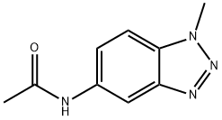 Acetamide,  N-(1-methyl-1H-benzotriazol-5-yl)- Struktur