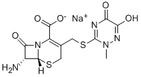 (6R,7R)-7-アミノ-3-(((6-ヒドロキシ-2-メチル-5-オキソ-2,5-ジヒドロ-1,2,4-トリアジン-3-イル)チオ)メチル)-8-オキソ-5-チア-1-アザビシクロ[4.2.0]オクト-2-エン-2-カルボン酸ナトリウム