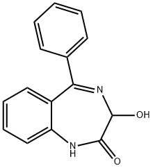 3-HYDROXY-5-PHENYL-1,3-DIHYDRO-BENZO[E][1,4]DIAZEPIN-2-ONE 结构式