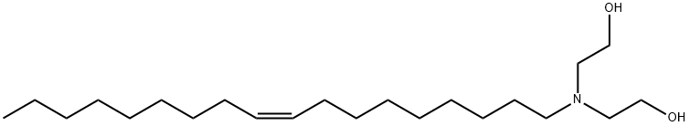 N,N-二(2-羟乙基)油胺 结构式