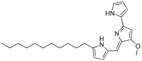 2-(5-Undecyl-2-pyrrolylmethylene)-3-methoxy-5-(2-pyrrolyl)-2H-pyrrole Structure