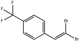 1-(2,2-二溴乙烯基)-4-(三氟甲基)苯, 131356-53-1, 结构式