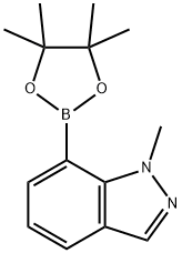 1-Methylindazole-7-boronic acid pinacol ester Structure
