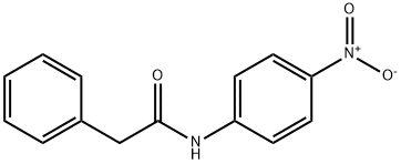 N-(4-硝基苯基)-2-苯基乙酰胺 结构式