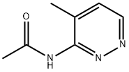 3-乙酰氨基-4-甲基哒嗪 结构式