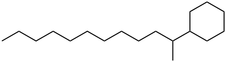 (1-メチルウンデシル)シクロヘキサン 化学構造式