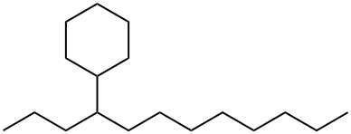 (1-Propylnonyl)cyclohexane Structure