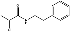 2-氯-N-(2-苯基乙基)丙酰胺 结构式