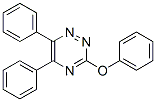 5,6-Diphenyl-3-phenoxy-1,2,4-triazine 结构式