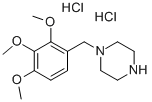 トリメタジジン塩酸塩 化学構造式