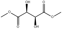 D-(-)-酒石酸ジメチル 化学構造式