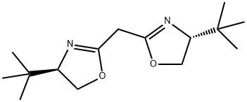 2,2′-亚甲基双[(4,R)-4-叔丁基-2-噁唑啉], 131833-91-5, 结构式