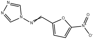 N-[(5-Nitro-2-furanyl)methylene]-4H-1,2,4-triazol-4-amine 结构式