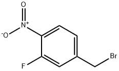 3-氟-4-硝基溴化苄, 131858-37-2, 结构式