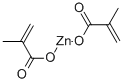 2-甲基丙烯酸锌盐, 13189-00-9, 结构式