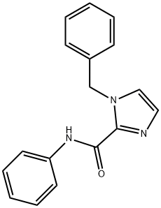 N-Phenyl-1-benzyl-1H-imidazole-2-carboxamide 结构式