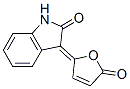 4-(1,2-Dihydro-2-oxo-3H-indol-3-ylidene)-4-hydroxy-2-butenoic acid 1,4-lactone Structure