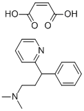 马来酸非尼拉敏 结构式