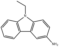 3-氨基-9-乙基咔唑 结构式