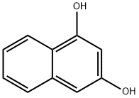 1,3-ジヒドロキシナフタレン 化学構造式