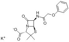 青霉素 V 钾, 132-98-9, 结构式