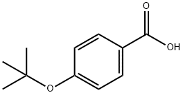 p-tert-ブトキシ安息香酸 化学構造式