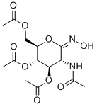 2-乙酰氨基-3,4,6-O-三乙酰基-2-脱氧-D-葡萄糖酸肟-1,5-内酯 结构式