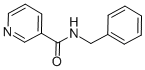 N-苄基烟酰胺, 1322-50-5, 结构式