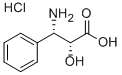 (2R,3S)-3-苯基异丝氨酸盐酸盐 结构式