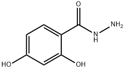 2,4-ジヒドロキシベンズヒドラジド 化学構造式
