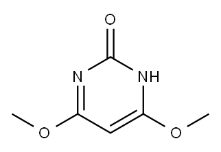 4,6-二甲氧基-2(1H)-酮 结构式