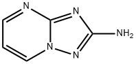 [1,2,4]トリアゾロ[1,5-A]ピリミジン-2-イルアミン 化学構造式