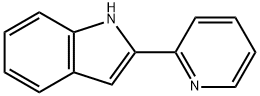2-(2-吡啶基)-1H-吲哚, 13228-40-5, 结构式