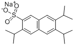 三(1-甲基乙基)萘磺酸钠 结构式