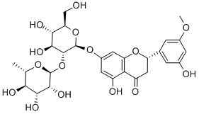 (S)-7-[[2-O-6-Desoxy-α-L-mannopyranosyl)-β-D-glucopyranosyl]oxy]-2,3-dihydro-5-hydroxy-2-(3-hydroxy-4-methoxyphenyl)-4H-1-benzopyran-4-on