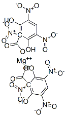 マグネシウム2,4,6-トリニトロ-1,3-ベンゼンジオラート 化学構造式