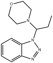[1-(4-吗啉)丙基]苯骈三氮唑, 132553-13-0, 结构式