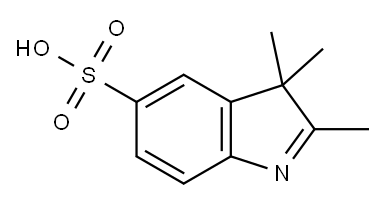 2,3,3-Trimethyl-3H-indole-5-sulfonic acid Structure