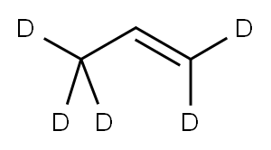 PROPENE-1,1,3,3,3-D5 Structure