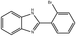 2-(2-ブロモフェニル)-1H-ベンゾイミダゾール 化学構造式