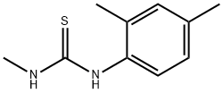 N-(2,4-ジメチルフェニル)-N'-メチルチオ尿素 化学構造式