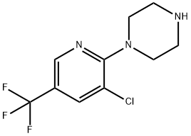 1-[3-CHLORO-5-(TRIFLUOROMETHYL)PYRID-2-YL]PIPERAZINE Struktur