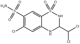 Trichlormethiazide Struktur